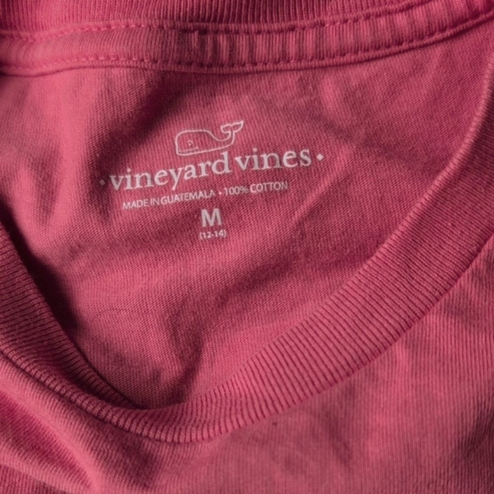 Vineyard Vines Pink Short Sleeve Tee Lacrosse - Picture 3 of 3